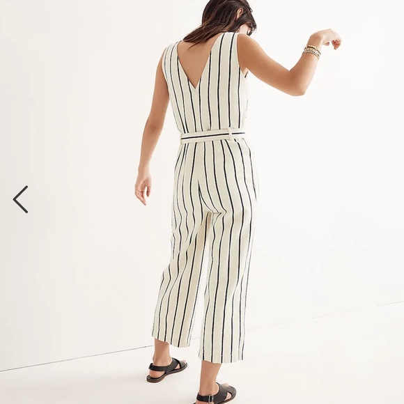 Madewell Striped Pull-on Jumpsuit - Picture 2 of 3